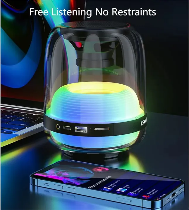 AWEI%20Y386%208W%20Portable%20Bluetooth%20Speaker%209D%20Surround%20Stereo%20Deep%20Bass%201200mAh%20Battery%20RGB%20Light%20Outdoor%20Wireless%20Speaker%20-%20Image%204
