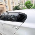 Rear Side Window Scoop Visor Cover Louvers Covers Accessories For BMW 1 Series E87 2005-2011 Window Louver Side Vent Trim. 