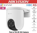 EZVIZ H8C 4G 2K 4mp Pan & Tilt Out Door Smart Camera. 