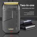 v-375 Men's Shaver Smoothing Chin Trimmer Rechargeable Pop-up Blade USB Charging Cable Wet and Dry. 