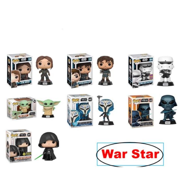 Funko Pop Star Wars Action Figures Collectible Figurines for Desktop
