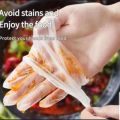 2 Packs TPE Gloves - Latex-Free, Vinyl Alternative, Powder-Free Plastic Gloves (100Pcs). 