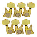 6PCS Guitar String Tuning Pegs Tuner Semi-closed Tuner Machine Heads for Electric Guitar Folk Acoustic Guitar Tuning Pegs. 