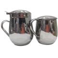 High quality Mug/Stainless steel Juice Mug/Milk/shake Mug Size(pack of 2(350ml+650ml)) With and without lid. 