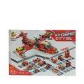 Panlos Brick City Fire Brigade 12 In 1 Lego Building Blocks Toy. 