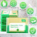 Disposable Toilet Seat Cover Portable Travel Camping Hotel Bathroom Degradable Waterproof Toilet Mat Bathroom Accessories.