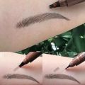 4d Microblading Eyebrow Pen 4 Forks Tip Eyebrow Tattoo Pencil Long Lasting Fine Sketch Liquid Eye Brow Make Up - Eyebrow Enhancers - AliExpress. 