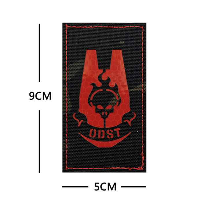 Gesh%20ODST%20embroider%20Hook%20and%20loop%20patch%20Hell%20Paratrooper%20Reflective%20Badge%20Game%20Tactical%20Morality%20Badge%20Household%20Outsourcing%20patches%20phone%20case%20-%20Image%205