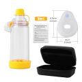 Automizer Spacer Mist Storage Compressor Nebulizer Tank Aerochamber with Mask Cup for Baby Adults Children Asthma Inhale Chamber. 