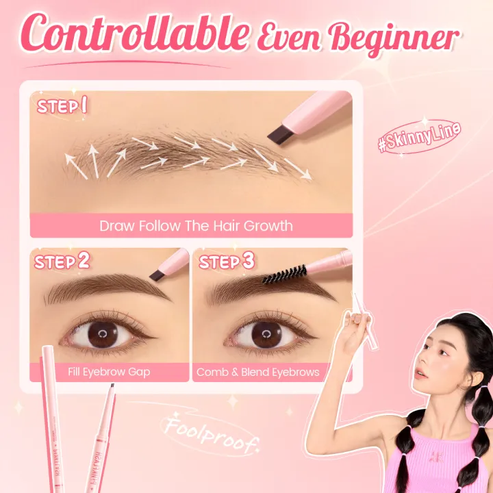 PINKFLASH%204%20Colors%20Ultra%20Fine%20Eyebrow%20Pencil%20Waterproof%20Long%20lasting%20Natural%20Eyebrow%20Enhancers%20Eye%20Brow%20Liner%20Makeup%20Cosmetics%20-%20Image%207