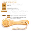 1Pc Beauty Skin Care Brush Face Cleansing Brush Soft Natural Bamboo Hair Facial Cleansing Massage Portable Wash Deep Clean Face.