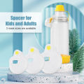 Automizer Spacer Mist Storage Compressor Nebulizer Tank Aerochamber with Mask Cup for Baby Adults Children Asthma Inhale Chamber. 