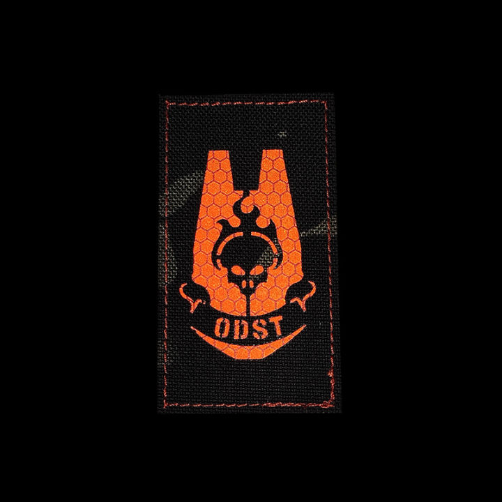 Gesh%20ODST%20embroider%20Hook%20and%20loop%20patch%20Hell%20Paratrooper%20Reflective%20Badge%20Game%20Tactical%20Morality%20Badge%20Household%20Outsourcing%20patches%20phone%20case%20-%20Image%203