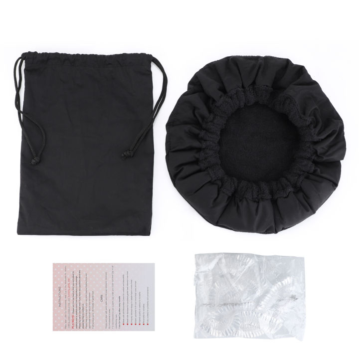 In blue In Flaxseed Hair Care Cap Heating Steaming Microwave Hair