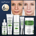 Joypretty 6pcs Face Skin Care Set Tea Tree Extract Acne Removal Improve Pores Face Cream Cleanser Repair Korean Cosmetics Kit - Facial Care Sets & Kits - AliExpress.