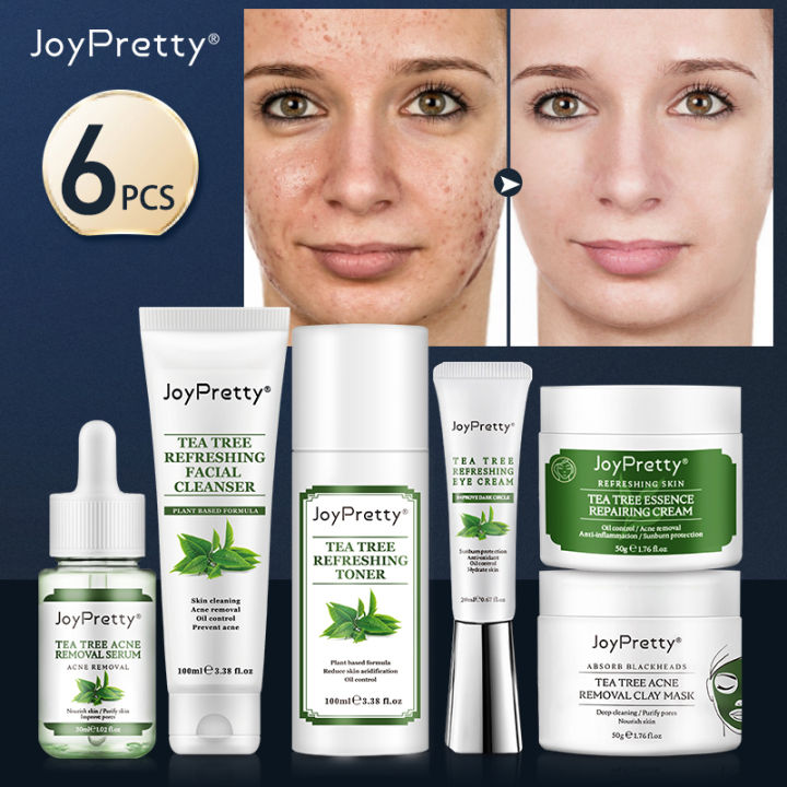 Joypretty%206pcs%20Face%20Skin%20Care%20Set%20Tea%20Tree%20Extract%20Acne%20Removal%20Improve%20Pores%20Face%20Cream%20Cleanser%20Repair%20Korean%20Cosmetics%20Kit%20-%20Facial%20Care%20Sets%20&%20Kits%20-%20AliExpress%20-%20Image%202