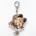 Gesh Game Genshin Impact Keyring Cosplay Emilie Mualani Kinich Two sided Acrylic Pendant Props Keychain Accessoories Key Chain phone case.