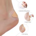 10Pcs Gel Heel Protector Foot Patches Adhesive Blister Pads Heel Liner Shoes Stickers Pain Relief Plaster Foot Care Cushion Grip. 