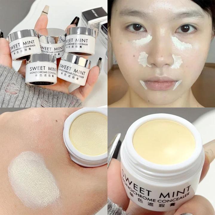 Monologuee Multifunction Moisturizing Matte Concealer Makeup Texture Covers Acne Marks Dark Circles Contouring Palette Cream Face Cosmetics phone case