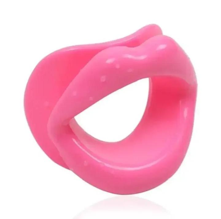Silicone Rubber Face Slimmer Exercise Mouth Piece Muscle Anti Wrinkle Lip Trainer Mouth Massager Exerciser Mouthpiece Face Care
