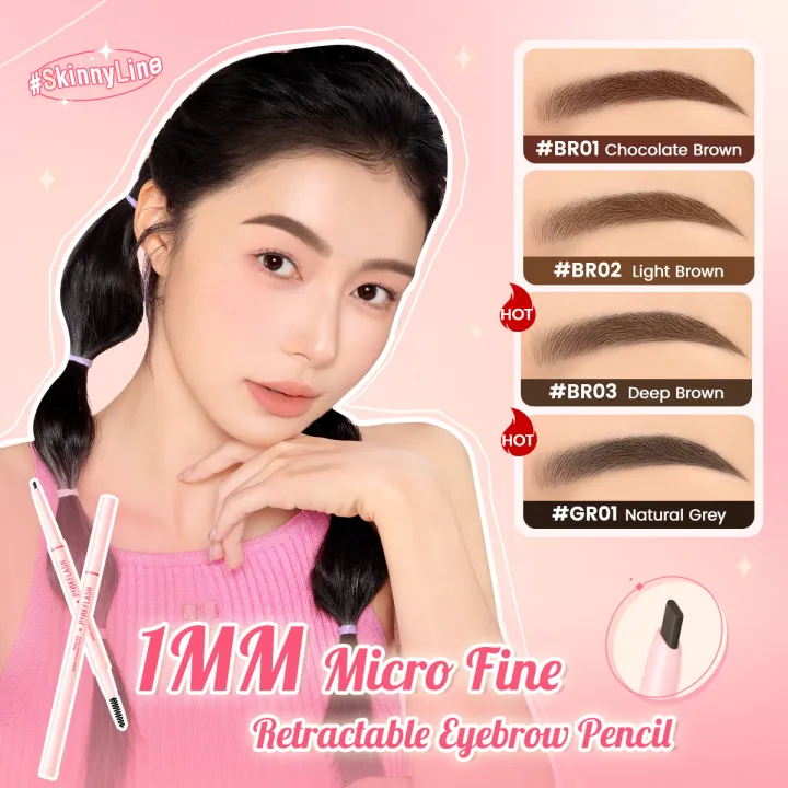 PINKFLASH%204%20Colors%20Ultra%20Fine%20Eyebrow%20Pencil%20Waterproof%20Long%20lasting%20Natural%20Eyebrow%20Enhancers%20Eye%20Brow%20Liner%20Makeup%20Cosmetics%20-%20Image%203