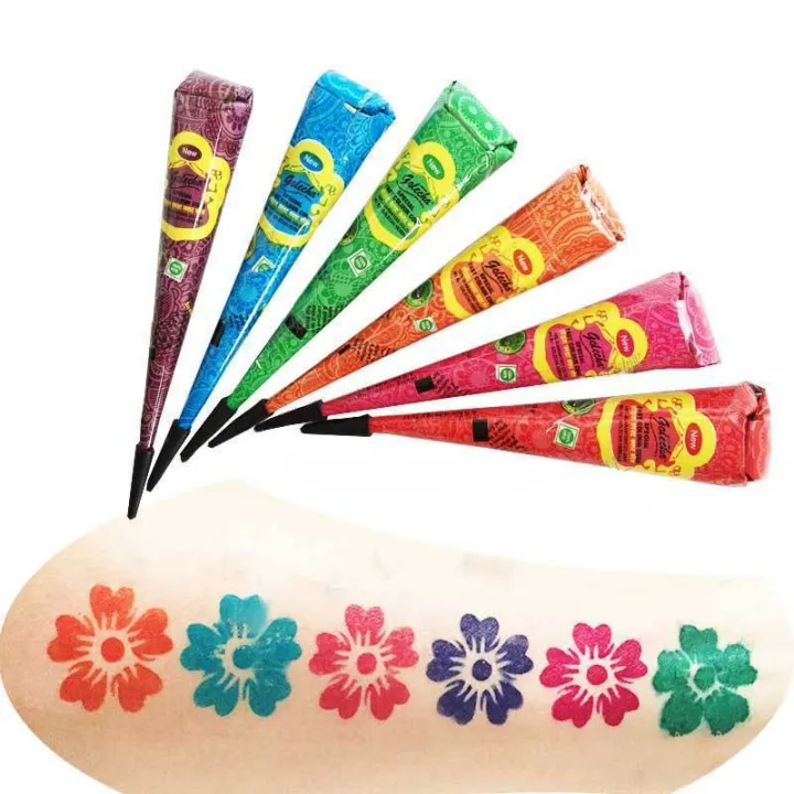 1pcs%2025g%20Indian%20GOLECHA%20Henna%20Cones%20Tattoo%20Paste%20For%20Temporary%20Tattoo%20Sticker%20Body%20Paint%20Art%20Cream%20Cone%20-%20Image%204
