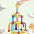 Temi - Kids Magnetic Construction Set Balls Stick Building Blocks Educational Toys - Aliexpress.