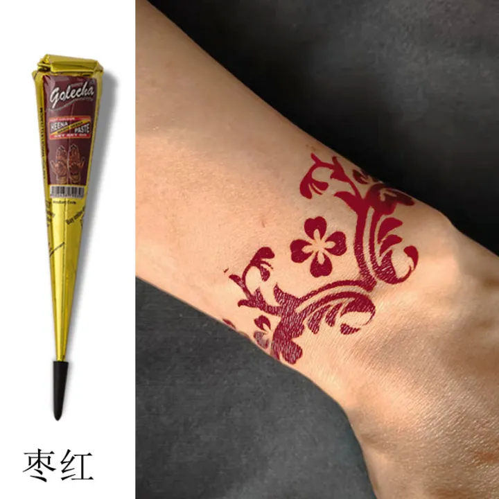 1pcs%2025g%20Indian%20GOLECHA%20Henna%20Cones%20Tattoo%20Paste%20For%20Temporary%20Tattoo%20Sticker%20Body%20Paint%20Art%20Cream%20Cone%20-%20Image%207