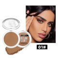 3D Bronzers Matte Wheat Contour Powder Palette Facial Makeup Natural Highlights Contouring Modification Waterproof Long Lasting. 