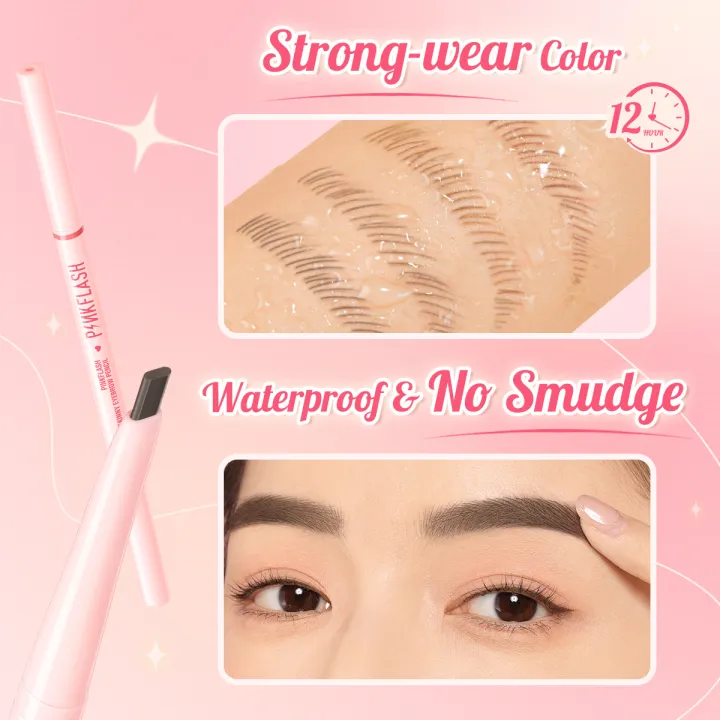 PINKFLASH%204%20Colors%20Ultra%20Fine%20Eyebrow%20Pencil%20Waterproof%20Long%20lasting%20Natural%20Eyebrow%20Enhancers%20Eye%20Brow%20Liner%20Makeup%20Cosmetics%20-%20Image%205