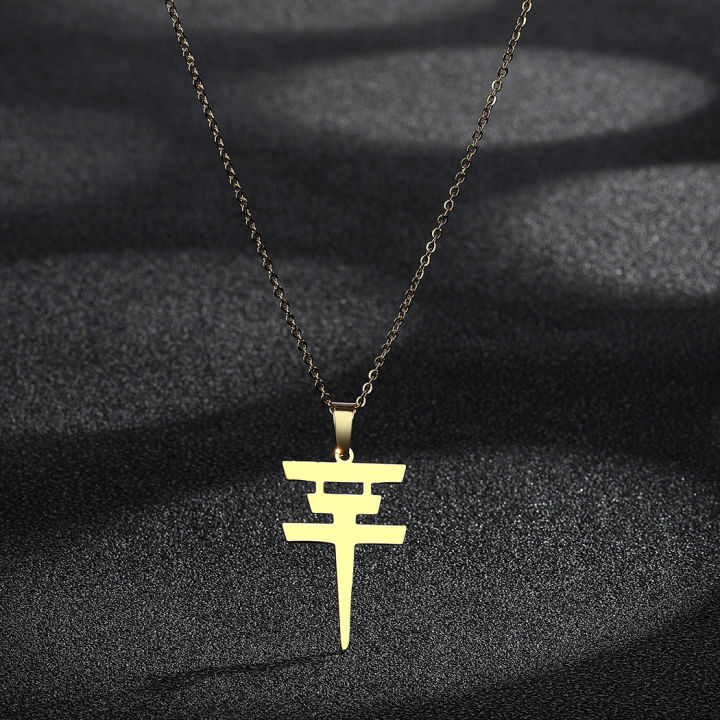 Gesh Bts Tokyo|stainless Steel Geometric Pendant Necklace - Kpop Style For Women phone case