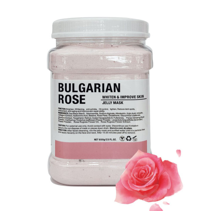 【Popular choice】 autistictic Rose Petal Jelly facial Shrinks Pores Moisturizes Moisturizes and Brightens Skin Tone 650g phone