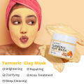 TopZ Professional Turmeric Mud Clay Face Mask Whitening Vitamin C Acne Treatment Dark Spots Remover Deep Cleaning Brightening Cream phone case. 