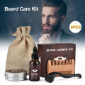 Airline Store 4pcs/set Beard Growth Kit For Men Hair Enhancer Thicker Mustache Grooming Beard Care Oil Moisturizer Wax Balm With Roller Comb phone case.