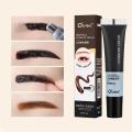 Swanwany Eyebrow Gel Makeup Tearing Waterproof Long Lasting Semi Permanent Tattoo Dye DIY Natural Brow Gel Tattoo Tint Cosmetic  4 Color phone case. 