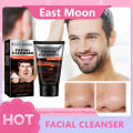 Men Facial Cleanser Wash Deep Facial Cleansing Remove Acne Blackhead Shrink Pores Oil Control Moisturizing Exfoliating Skin Care. 