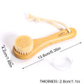 1Pc Beauty Skin Care Brush Face Cleansing Brush Soft Natural Bamboo Hair Facial Cleansing Massage Portable Wash Deep Clean Face.