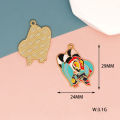 Gesh Fantasy Anime Hazbin Hotel Charm Cartoon Enamel Charms DIY Accessories Earrings Necklace Key Chain Pendant Jewelry Accessories phone case.