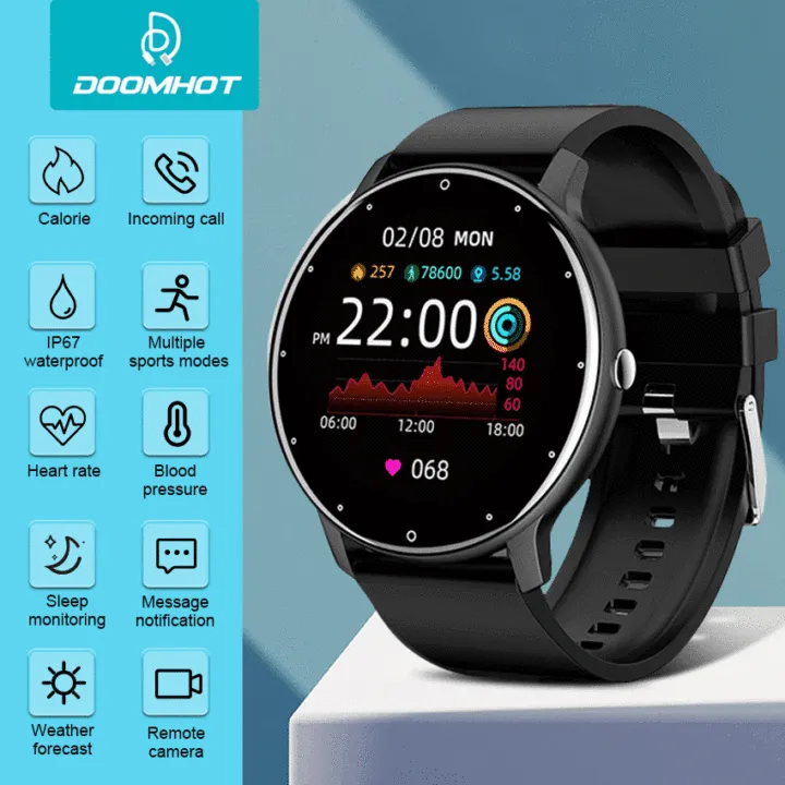 DoomHot%201.28%20Inch%20Smart%20Watch%20Activity%20Heart%20Rate%20Monitor%20Men%20Women%20Full%20Touch%20Screen%20Sport%20Fitness%20Call%20Watch%20IP67%20Waterproof%20Watch%20Bluetooth%20Sleep%20Watches%20For%20Android%20-%20Image%2010