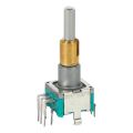 EC11EBB24C03 Dual Axis Encoder with Switch 30 Positioning Number 15 Pulse Point Handle 25mm. 
