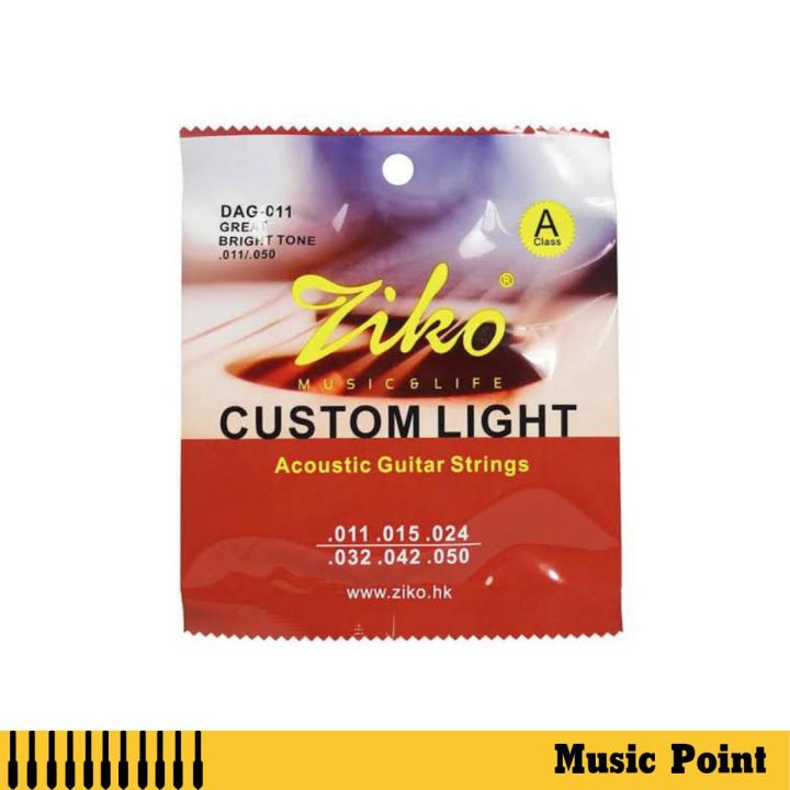 Ziko DAG-011 Acoustic Guitar Custom Light - 1 Set