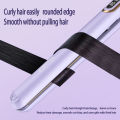 Safe Anti Perm Curler Hair Straightener 2-In-1 Negative Ion Essential Oil Hair Care 10 Second Fast Heating Hair Styling Tool.