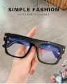 Retro Square Glasses Frames Men Women Men Vintage Transparent Computer Glasses Oversize Frame Eyeglasses New sunglasses. 