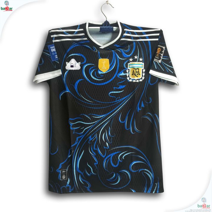 Argentina World Cup Jersey 2026 - Thai Premium Football Jersey For Man - Half Sleeve World Cup T shirt - Argentina Away Jersey 2026