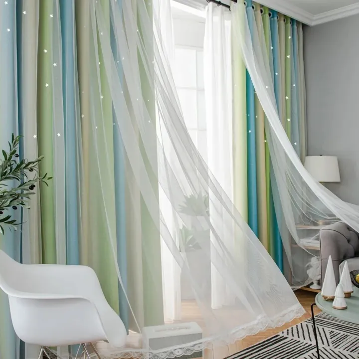 Shiny%20Stars%20Children%20Cloth%20Curtains%20Colorful%20Double%20Layer%20Star%20Window%20Curtains%20For%20Living%20Room%20Bedroom%20Gradient%20Blackout%20Curtain%20-%20Image%203