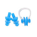 Silicone Swimming Earplugs Nose Clip Sets Waterproof Ear & Nose Protector Block Water Soft & Comfortable For Children Adults. 
