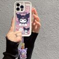 Cute Kuromi Cinnamoroll Hello Kitty Keychain Phone Case for Samsung Galaxy A55 A22 A23 A31 A51 A71 A03 A03S A12 A13 A30 A20 A04E A10S A20S A32 4G M54 Shell Soft Simple Cover. 