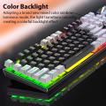 K500 Wired Gaming Keyboard Mechanical Sensation Laptop Desktops PC Computer Office Accessories 104 Keys RGB Backlight Keyboards. 