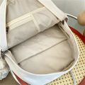 Multifunction Double Zipper Women Backpack Teenager Girls Laptop Backpack Student Shoulder Bag Korean Style Schoolbag.
