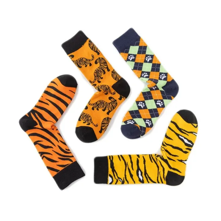 New%20Funky%20Skull%20Socks%20Men%20Tiger%20Cartoon%20Alien%20Novelty%20Hip%20Hop%20Orange%20Crazy%20Trend%20Socks%20Gift%20-%20Image%204